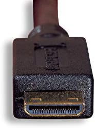 Кабел Mini HDMI/HMDI с Ethernet 6' черен цвят (ZC3800MM-06)
