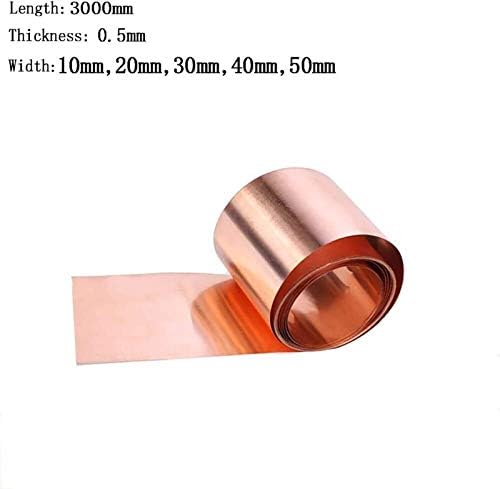 Метална медни фолио HaveFun Дебелина на суровини от медна ламарина, метална пластина (0,3 мм) Латунная табела (Размер: